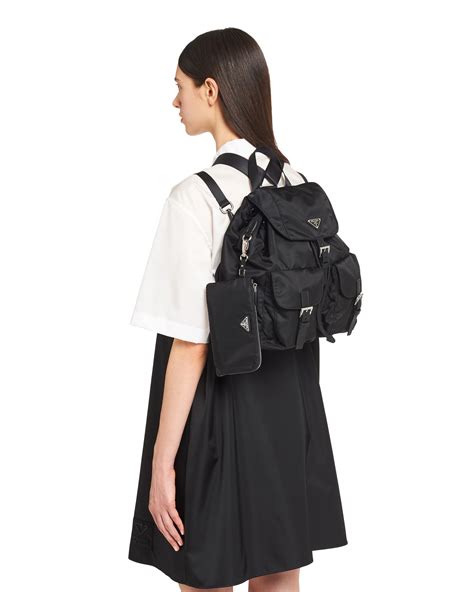 prada re nylon medium backpack|Prada nylon backpack small.